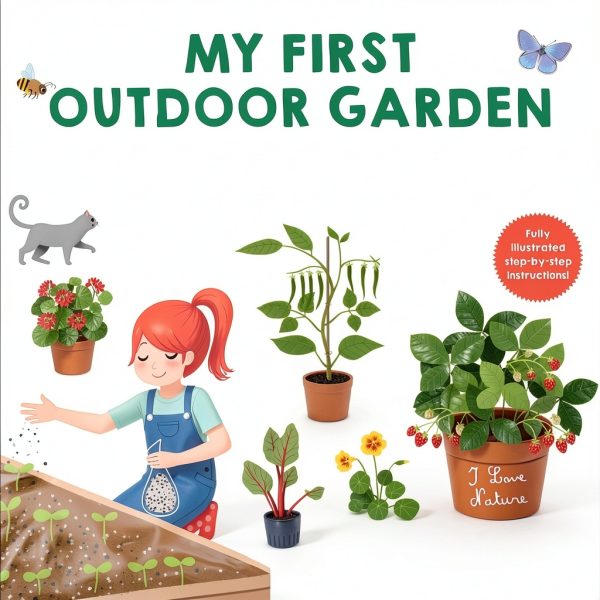 Sky Pony Kids Gardening Book Preschool Flowers Plant Activity Guide-0