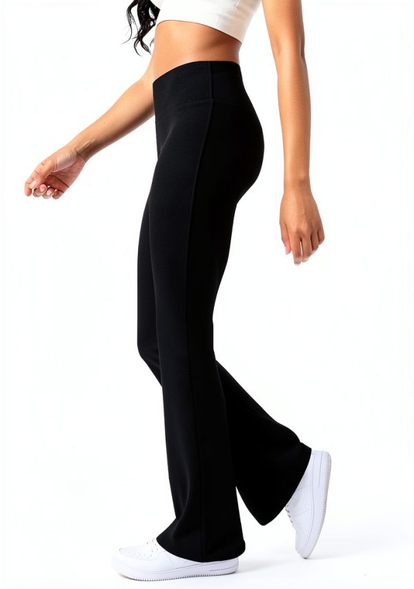FitFlex Women's Flared Yoga Pants High Waist Four‑Way Stretch-3