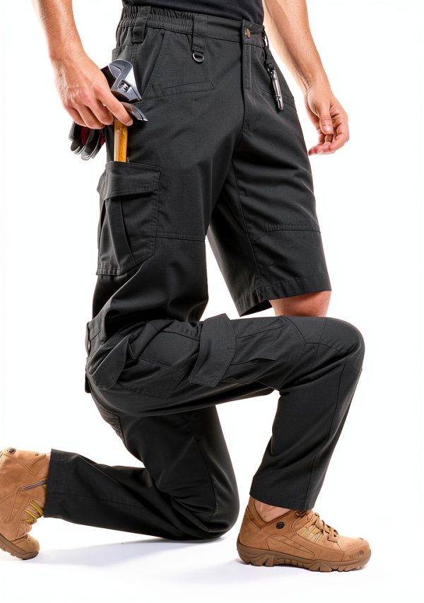 TrailPro Men's Hiking Pants Khaki 36W x 30L 65/35 Cotton-Poly-3