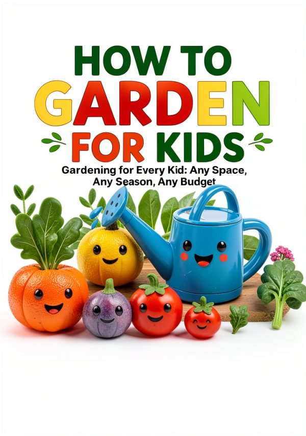 Children's Gardening Book for Kids, Ages 6-18, English, 238 Pages-0