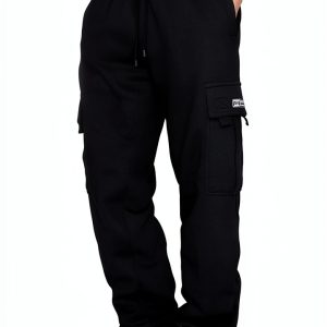 Men's Cargo Sweatpants - Khaki, XX-Large-0
