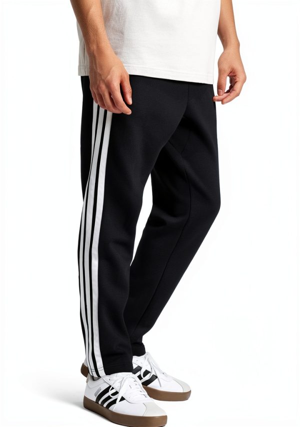 adidas Men's Sweatpants GER55 Regular Fit Cotton Blend Warm Sandstone-2
