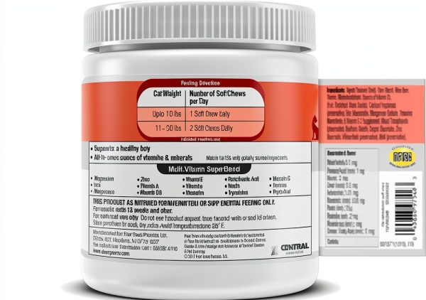 Four Paws Healthy Promise Cat Multivitamin Soft Chews 120 Count-8