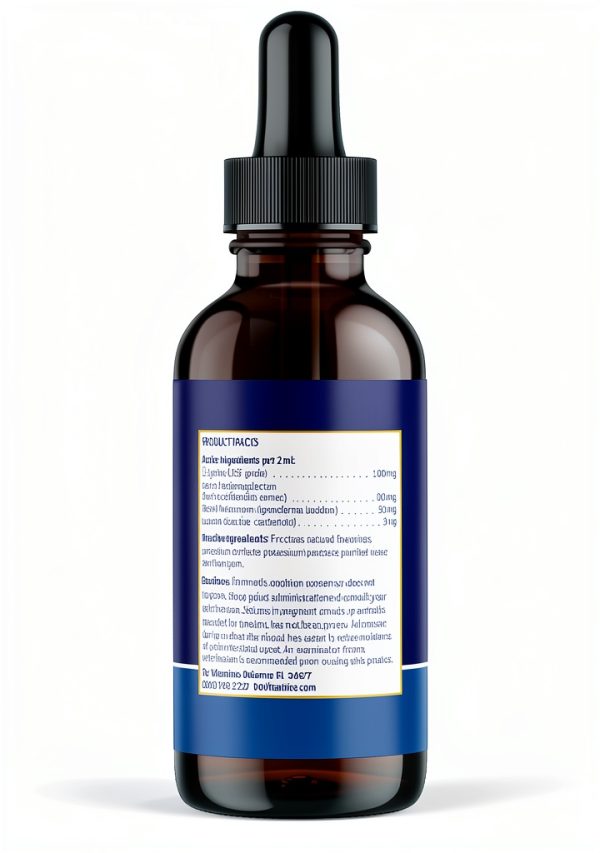 Rx Vitamins Liquid Immuno - with L-Lysine for Cats and Dog Health - Reishi Mushroom Supplement for Dogs & Cat Immune Support - Vitamins for Dogs and Dog Eye Supplements with Lutein - Chicken (2oz)-6