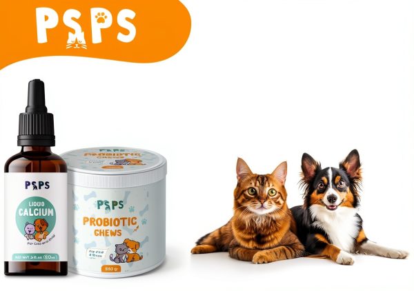 Calcium Liquid for Dogs and Cats by Psps 2 Fl Oz with Vitamins A C D-6