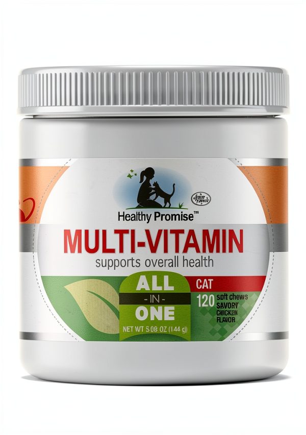 Four Paws Healthy Promise Cat Multivitamin Soft Chews 120 Count-0