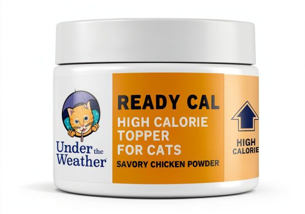 Under the Weather Ready Cal Powder for Cats | High-Calorie, Weight Gainer, Appetite Stimulant, Energy Booster Pet Supplement | 8 Ounces-0