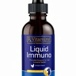 Rx Vitamins Liquid Immuno - with L-Lysine for Cats and Dog Health - Reishi Mushroom Supplement for Dogs & Cat Immune Support - Vitamins for Dogs and Dog Eye Supplements with Lutein - Chicken (2oz)-0