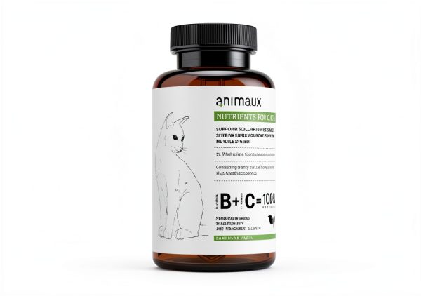 animaux – nutrients for Cats, All-Natural Cat Vitamins, Cat Essentials to Strengthen The Immune System & Natural Cell Protection, Healthy Skin & Shiny Coat, 120 Chewable Tablets, 120 Days Supply-1