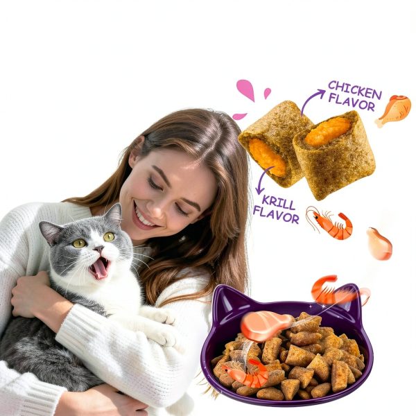 Cat Multivitamin Wagmee 10-in-1 Crunchy Chews with Omega‑3 Flavor-3