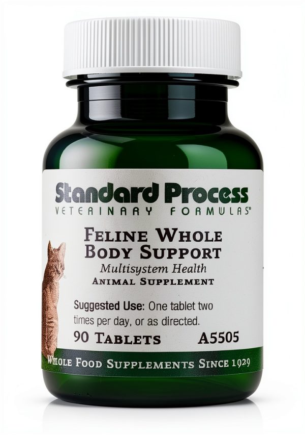 Feline Whole Body Support Standard Process Cat Multivitamin 90 Tablets-0
