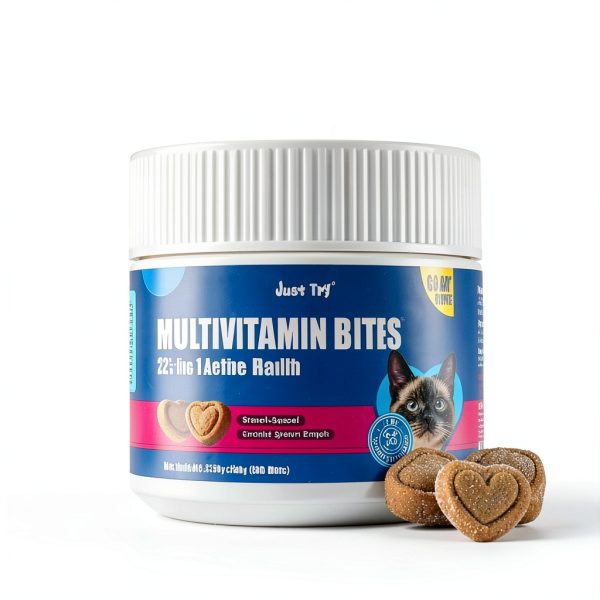 Just Try 23-in-1 Taurine Cat Vitamins Treats with L-Lysine – 300 Bites-5