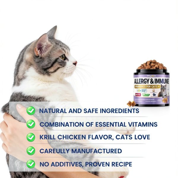 Cat Multivitamin Wagmee 10-in-1 Crunchy Chews with Omega‑3 Flavor-5