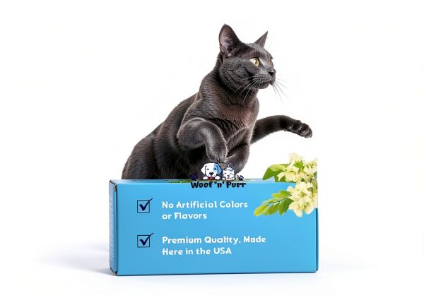Cat Multivitamin by Woof n Purr – Skin & Coat, Joint Support 1oz-3
