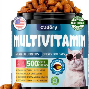 Cat Multivitamin Cudory Cheese Chew with Taurine B Complex 500 Chews-0
