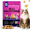 15 in 1 Multivitamin for Cats FANSHI Chicken Flavor Chews 3.7 oz-0